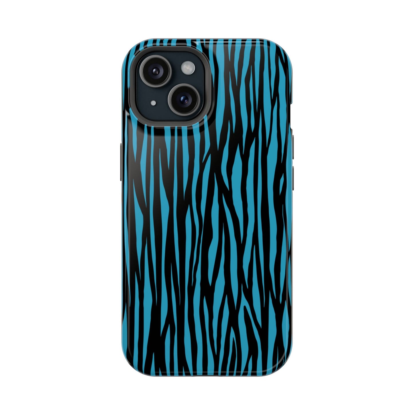 Zebra Print Magnetic Tough Case for iPhone - Durable & Stylish Phone Protection