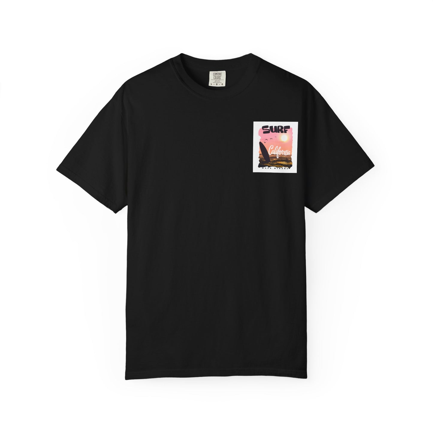 California Surf Graphic Tee - Unisex Garment-Dyed T-Shirt for Beach Lovers, Summer Vibes, Gift for Surfers, Casual Wear,