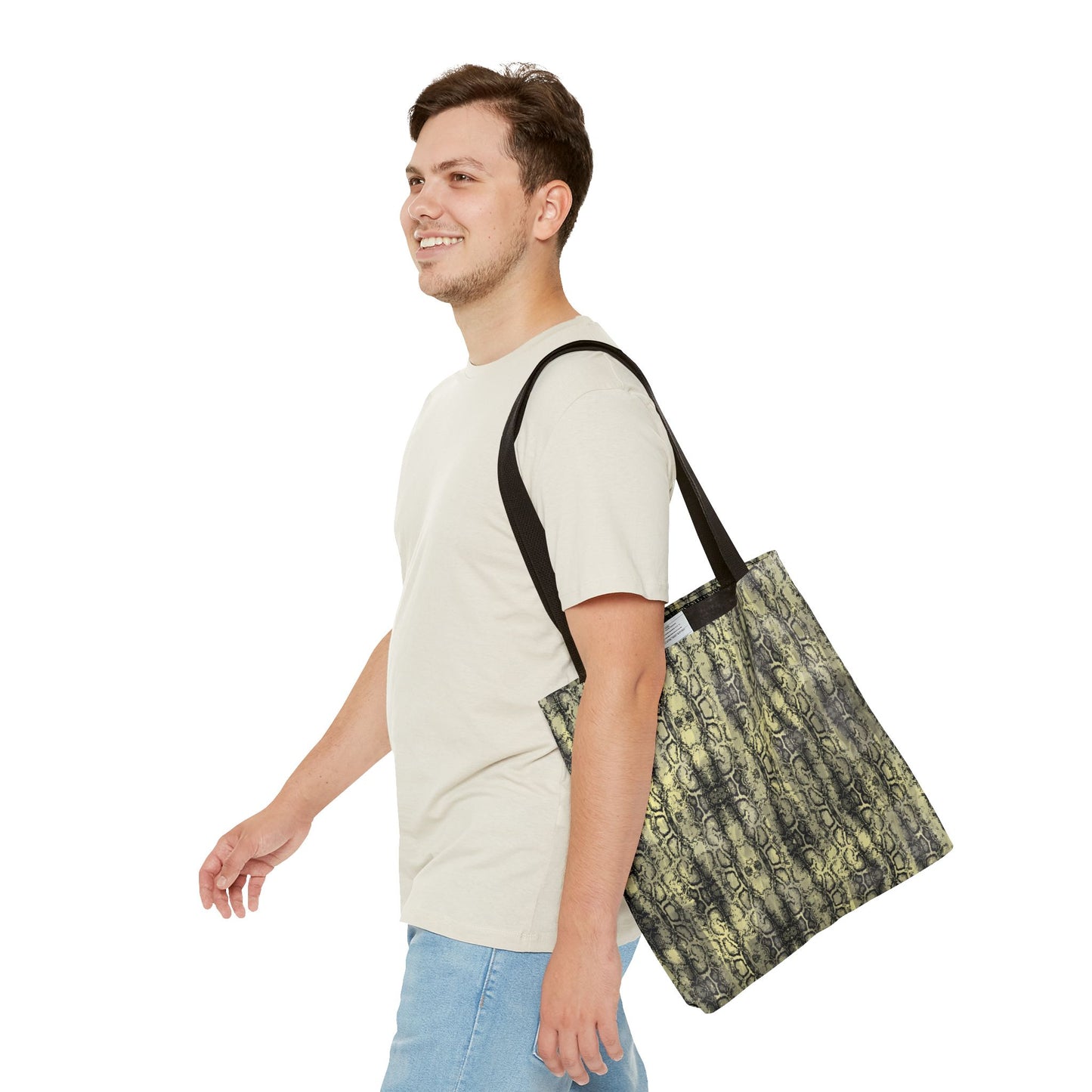 Stylish Snake Print Tote Bag – Eco-Friendly, Perfect for Everyday Use