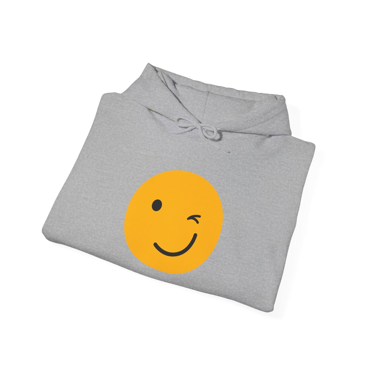 Smiley Face Unisex Hooded Sweatshirt - Fun and Cozy