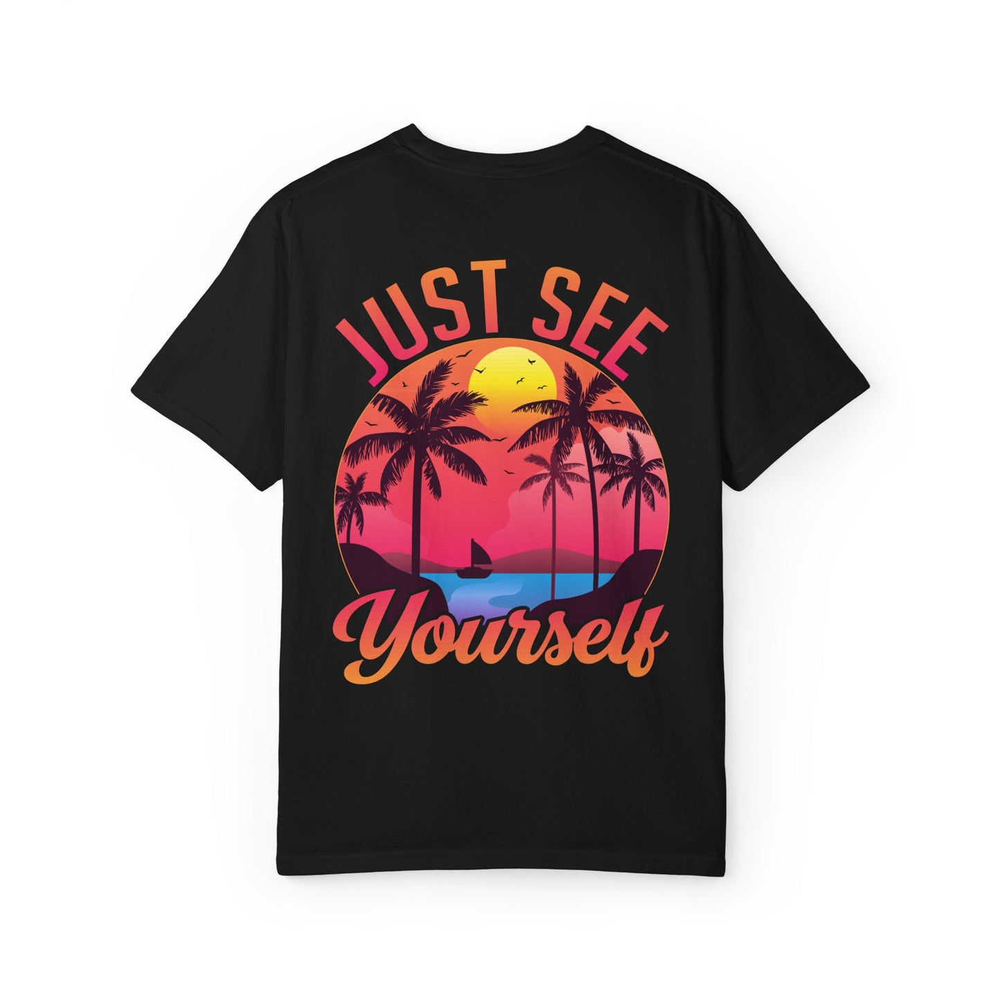 Tropical Vibes T-Shirt, Summer Casual Tee, Unisex Streetwear, Vacation Shirt, Beach Life Apparel, Gift for Travelers