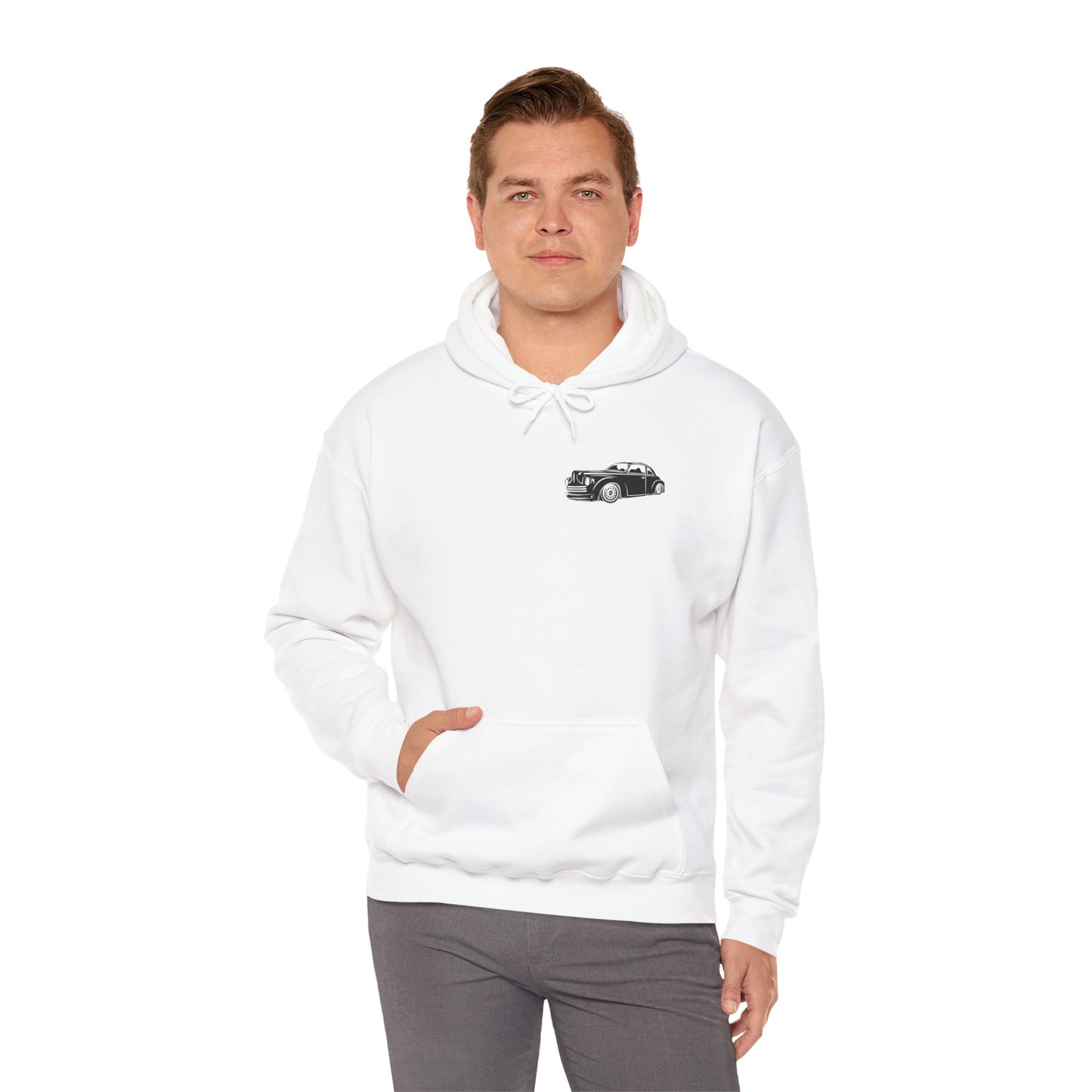 Vintage Car Lover's Hoodie - Enjoy Classic Car Design
