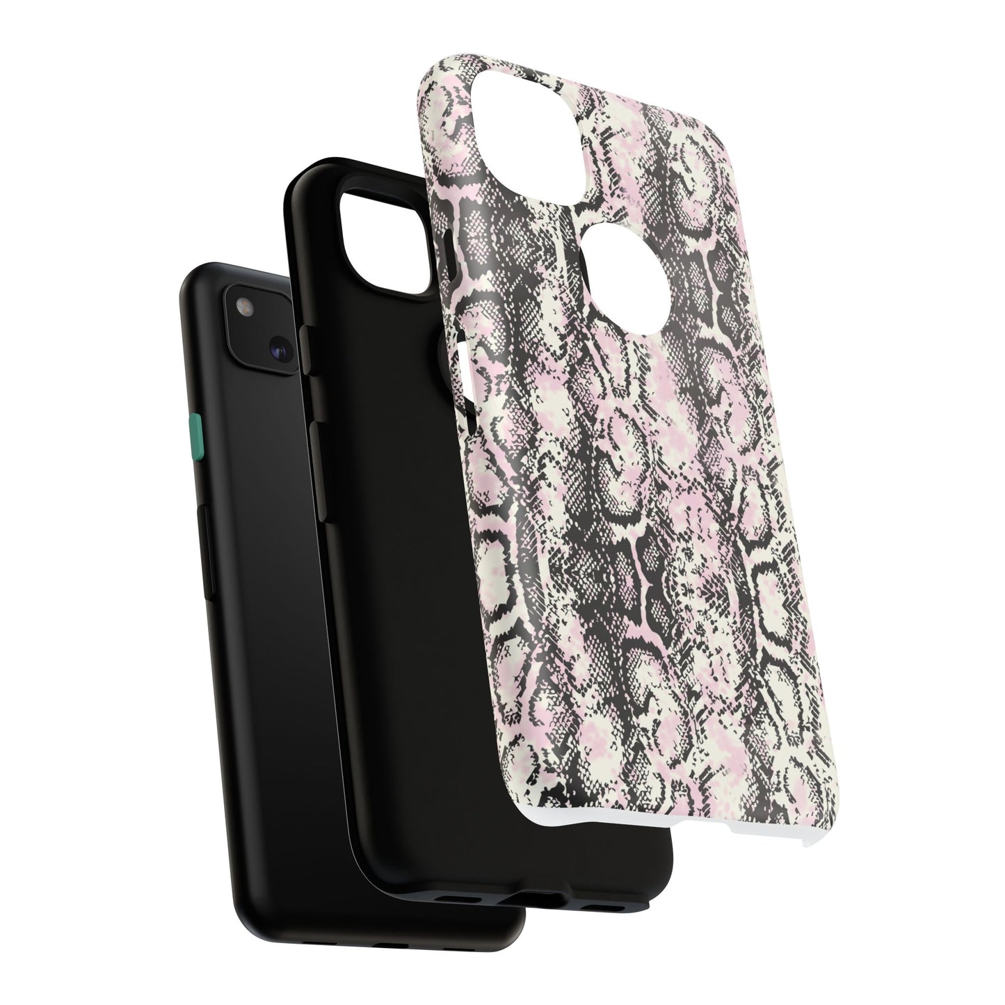 Stylish Snake Print Phone Case – Trendy Design, Tough Protection Make a bold fashion statement while keeping your phone safe with this sleek and durable snake print case.
