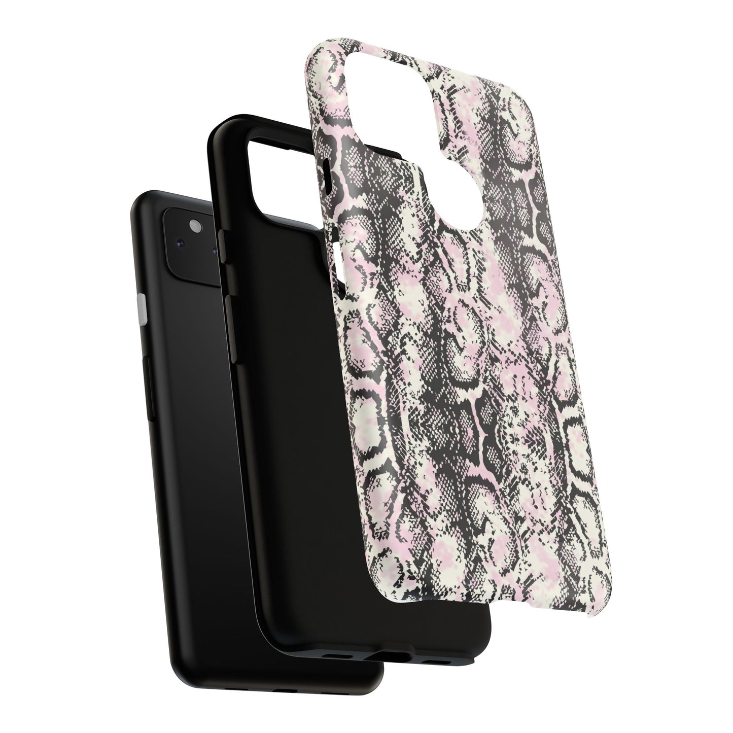 Stylish Snake Print Phone Case - Tough Protection for Trendsetters