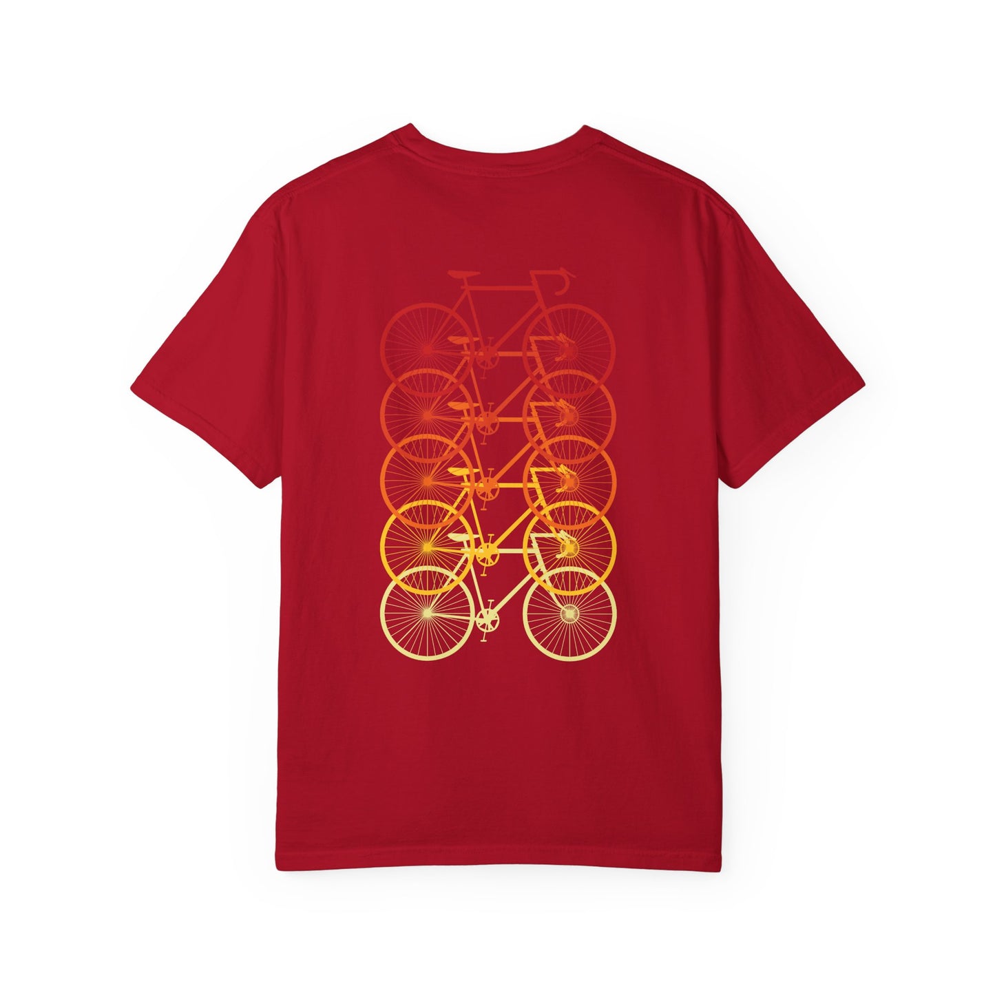 Gradient Bicycle Unisex T-Shirt - Perfect for Cycling Enthusiasts