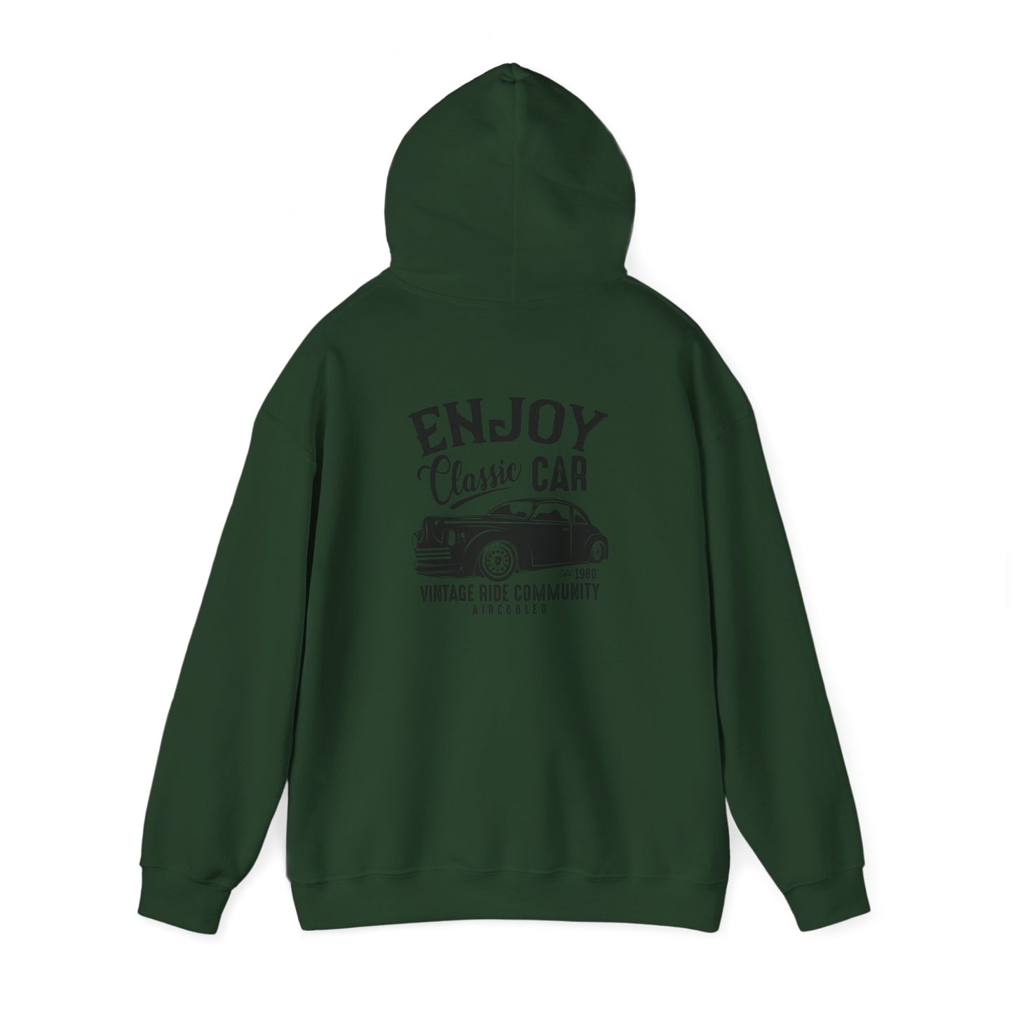 Vintage Car Lover's Hoodie - Enjoy Classic Car Design
