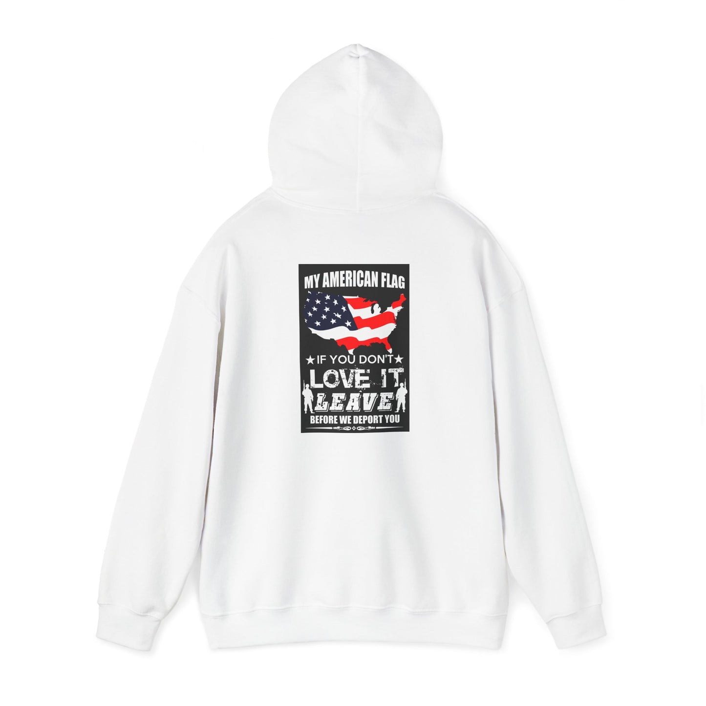 American Flag Hoodie, Patriotic Sweatshirt, Veterans Gift, July 4th Apparel, Unisex Clothing