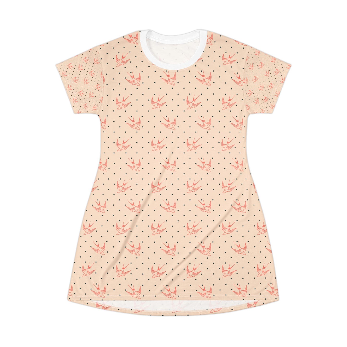Floral Print T-Shirt Dress - Casual & Comfortable Summer Wear
