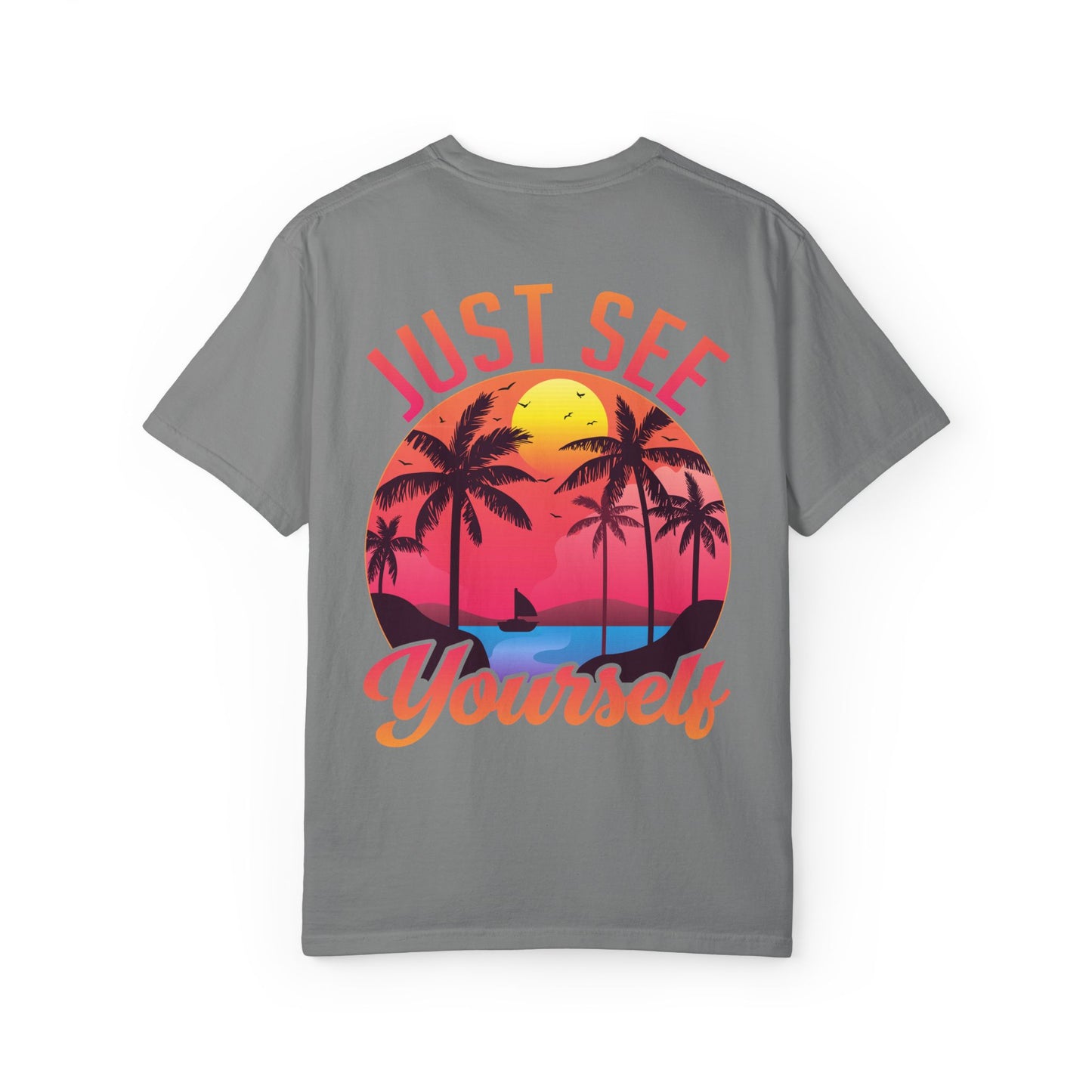 Tropical Vibes T-Shirt, Summer Casual Tee, Unisex Streetwear, Vacation Shirt, Beach Life Apparel, Gift for Travelers