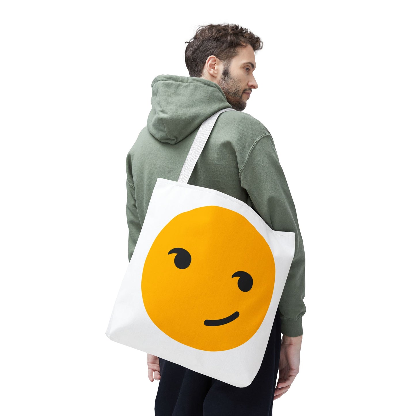 Playful Smiley Tote Bag - Cute and Fun Design for Everyday Use