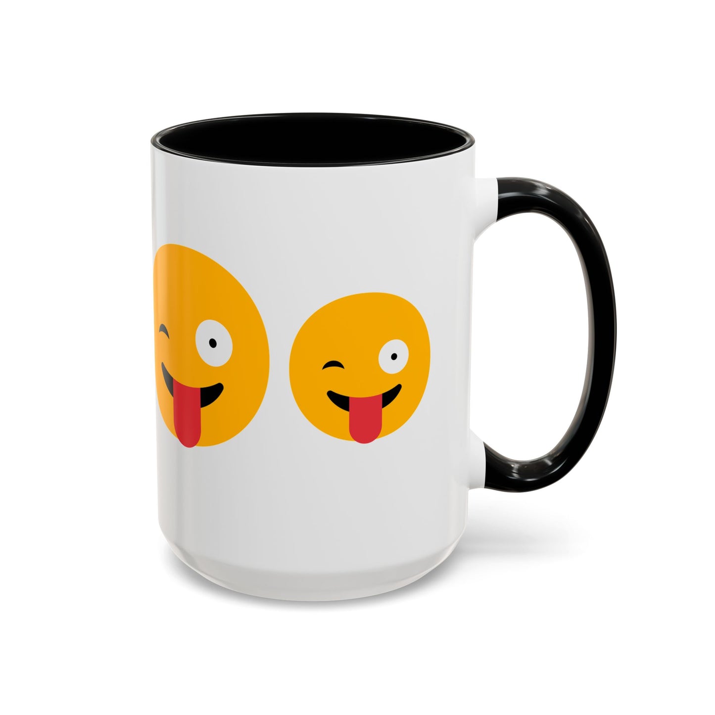 Playful Emoji Coffee Mug | Fun Yellow Faces 11oz & 15oz