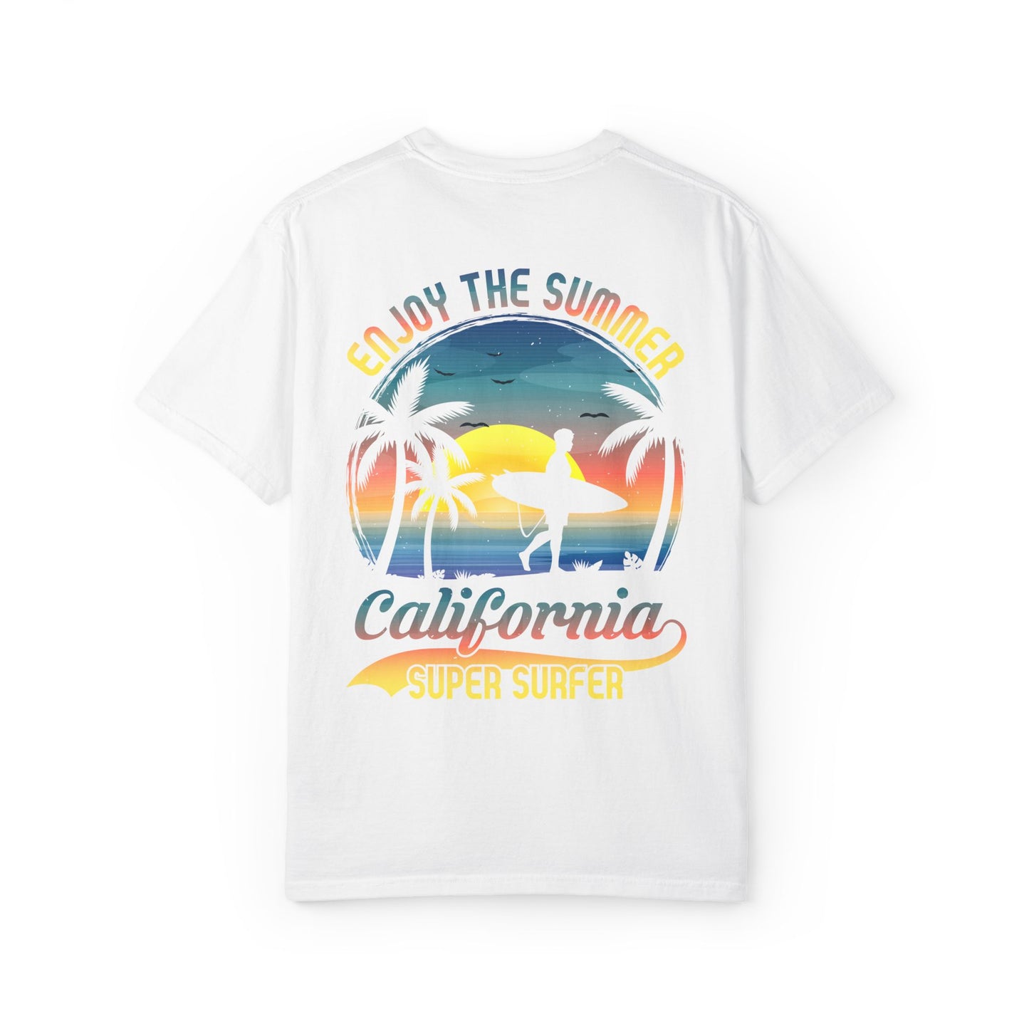 California Summer Vibes T-Shirt, Unisex Beach Tee, Surfing Apparel, Gift for Surfers, Summer Wardrobe Essential