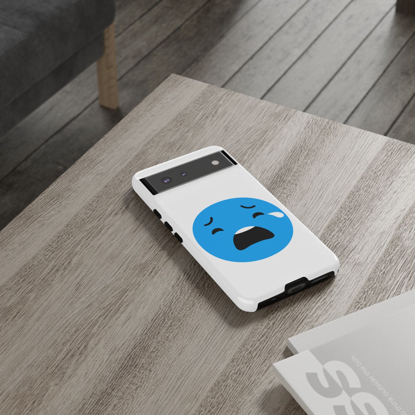 Funny Sad Face Phone Case - Tough and Stylish
