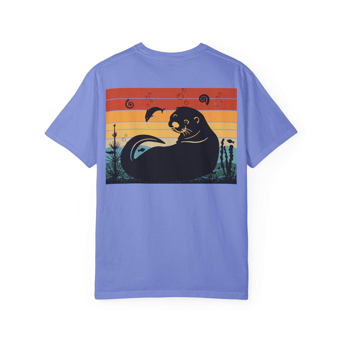 Retro Otter Graphic Unisex T-Shirt – Perfect for Animal Lovers