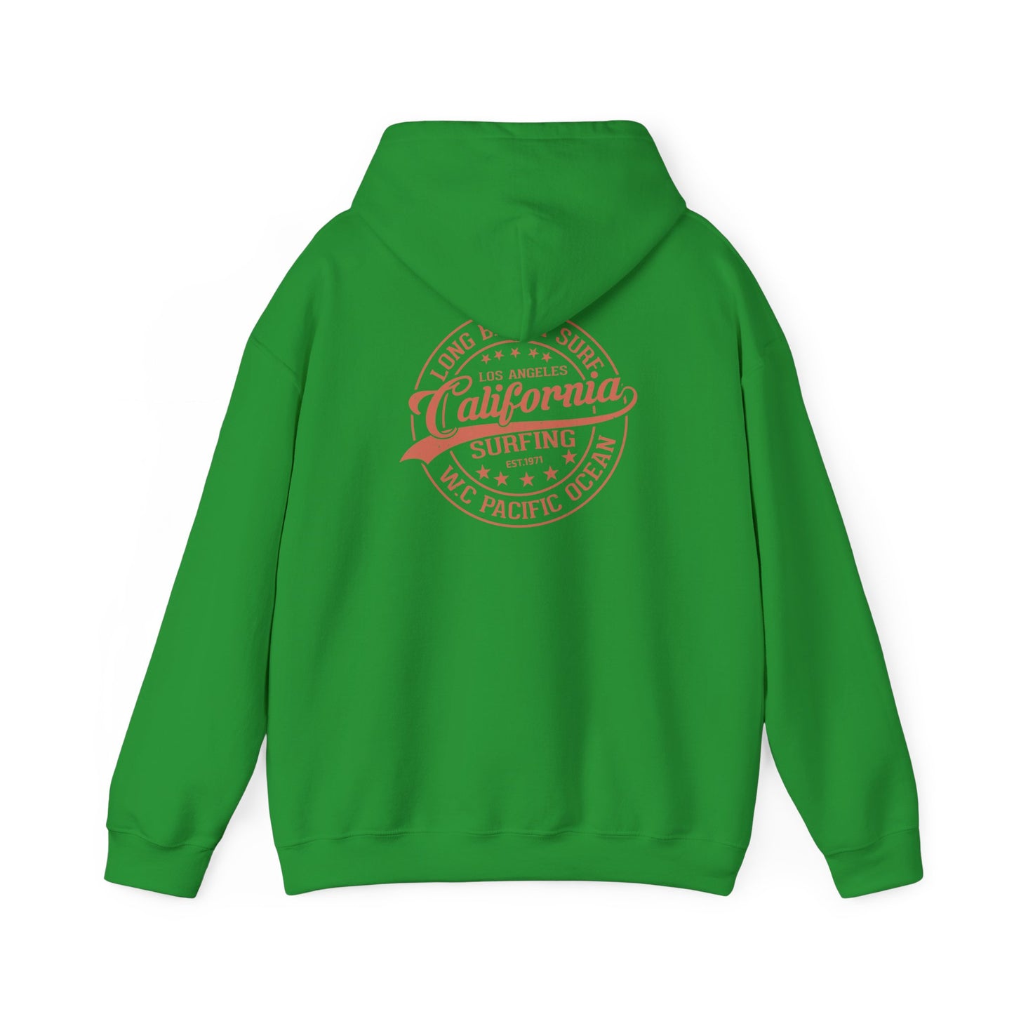 California Surf Hoodie, Cozy Sweatshirt for Beach Lovers, Perfect Gift for Surfers, Summer Vibes Apparel, Unisex Surfing