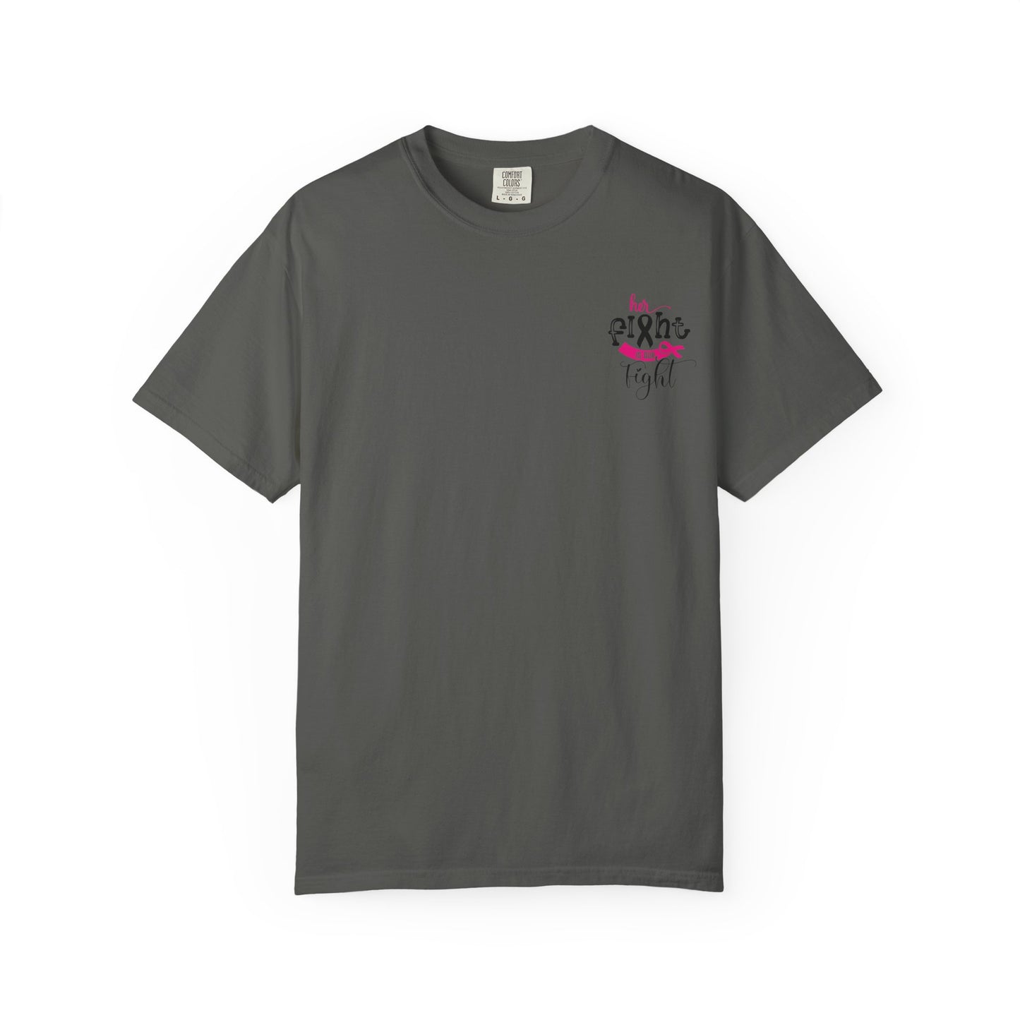 Breast Cancer Awareness T-Shirt, Unisex Motivational Tee, Her Fight is Our Fight, Supportive Shirt, Empowering Gift, Hopeful Apparel