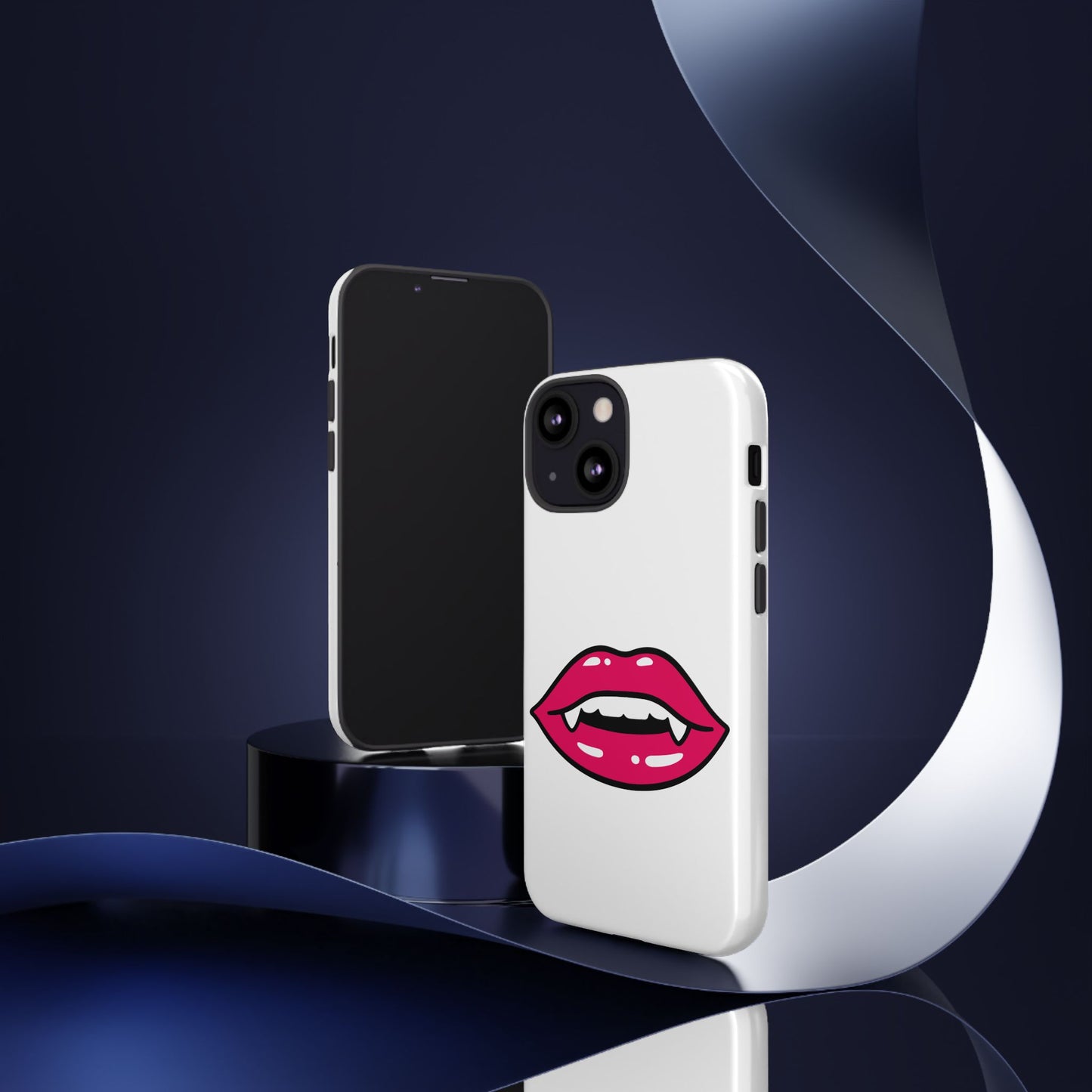 Vampire Mouth Phone Case - Tough Cases for Halloween, Gift for Spooky Lovers, Quirky Phone Accessories, Fun Tech Gear