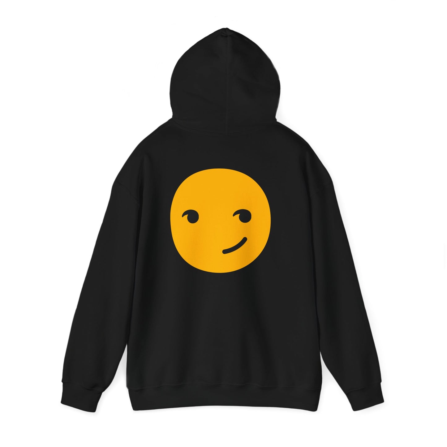 Smiley Face Unisex Heavy Blend Hooded Sweatshirt – Cozy & Playful Comfort for All Occasions
