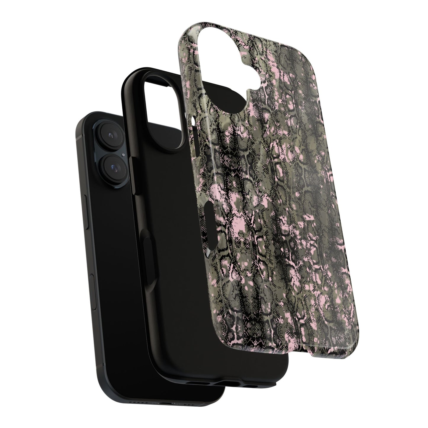 Camo Snake Pattern Phone Case – Rugged Protection Meets Bold Style Turn heads while protecting your phone with this fierce camo snake pattern case—where urban edge meets outdoor grit.