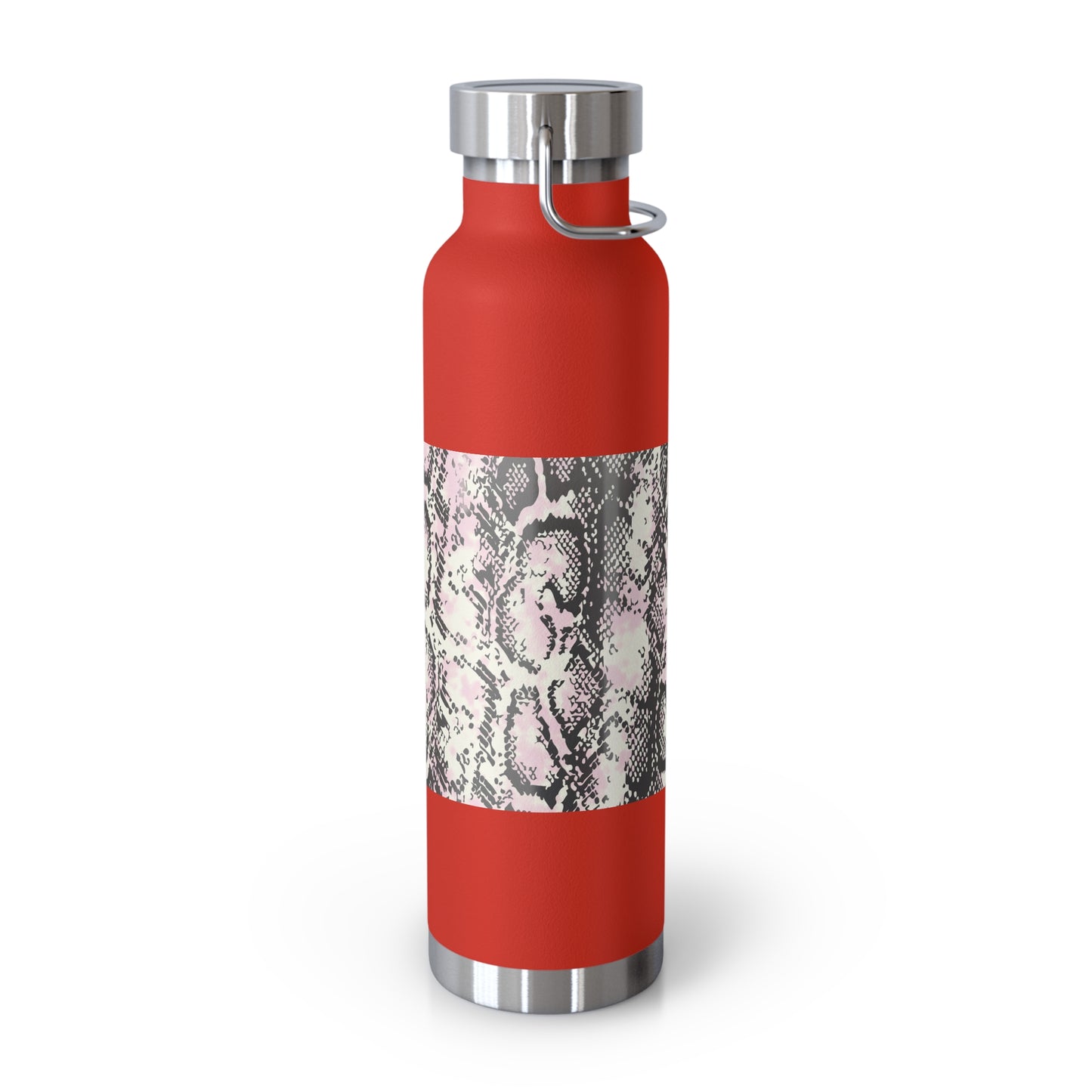 Trendy Snakeskin Insulated Water Bottle - 22oz - Perfect for Travel & Outdoor Adventures