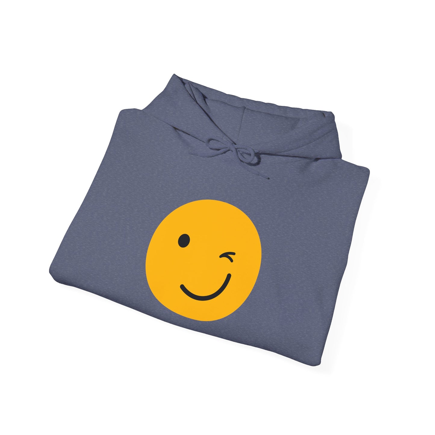 Smiley Face Unisex Hooded Sweatshirt - Fun and Cozy