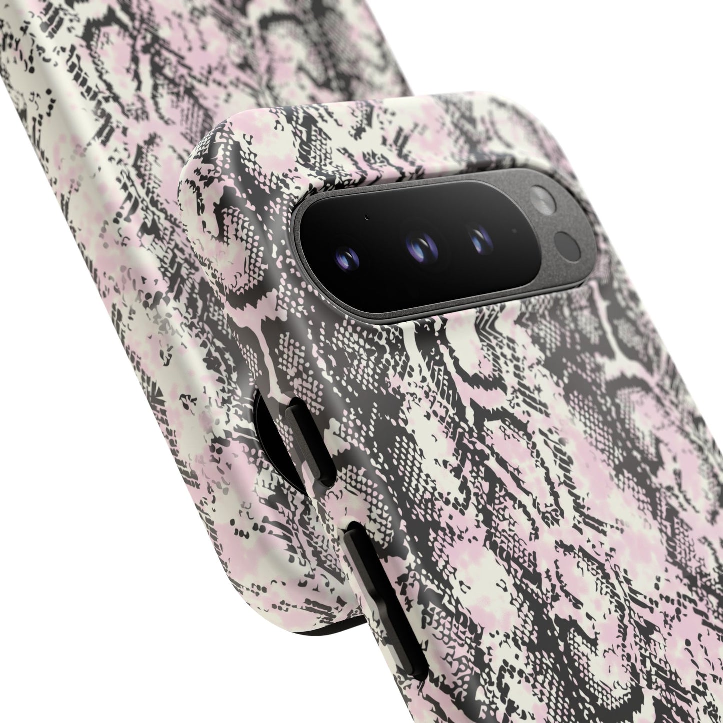 Stylish Snake Print Phone Case – Trendy Design, Tough Protection Make a bold fashion statement while keeping your phone safe with this sleek and durable snake print case.