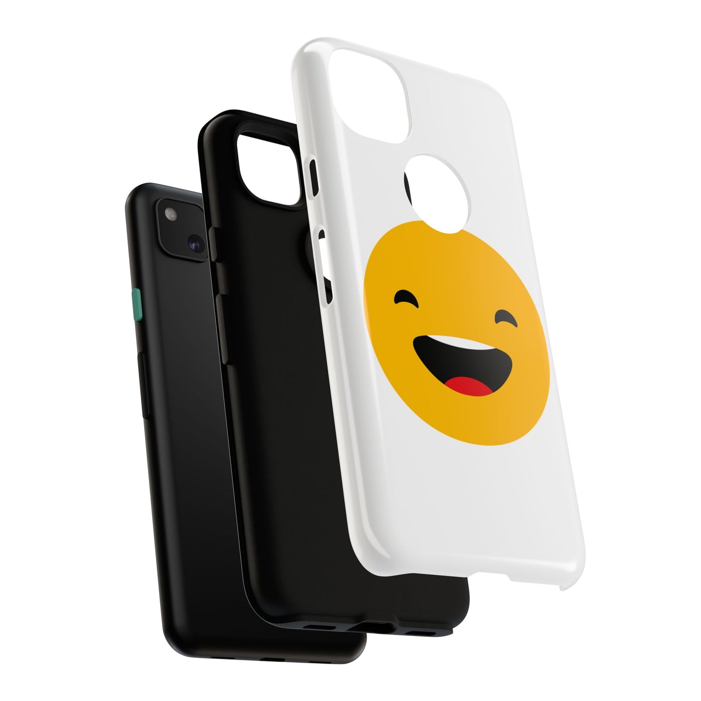 Happy Face Tough Phone Case - Durable Protection with Smile Design