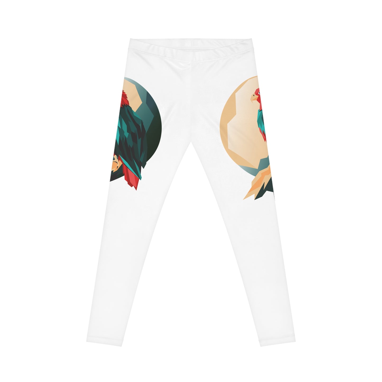 Tropical Bird Graphic Women's Casual Leggings