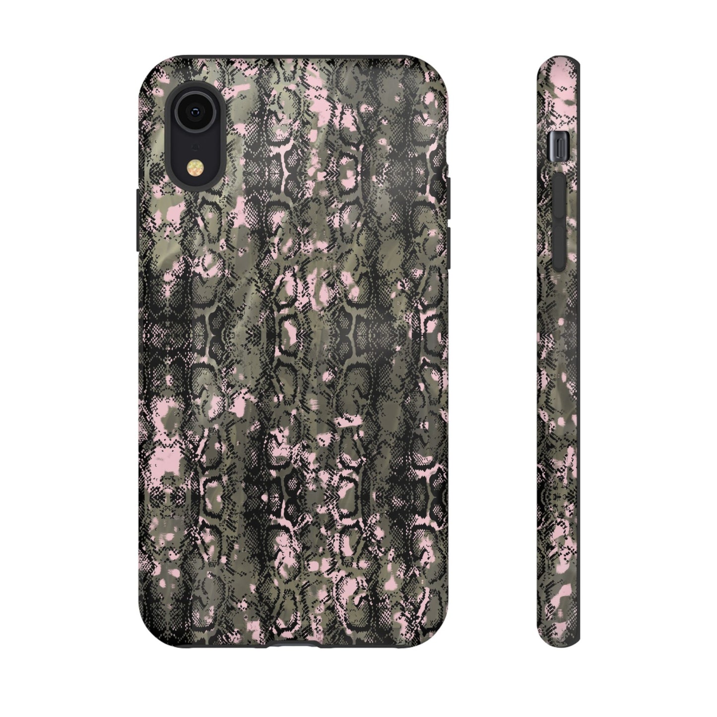 Stylish Snake Print Phone Case for Tough Protection