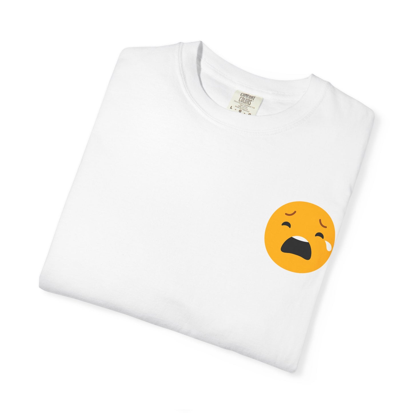 Emotional Support Unisex Tee - Sad Emoji Graphic T-Shirt