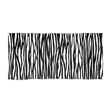 Stylish Zebra Print Beach Towel - Perfect for Summer & Travel
