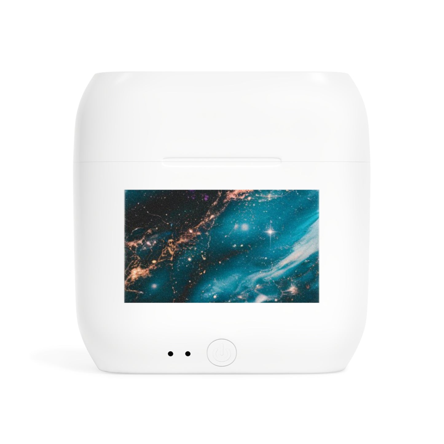 Galactic-Design Wireless Earbuds, Bluetooth Headphones, Music Lovers Gift, Space-Themed Earbuds, Unique Audio Accessory
