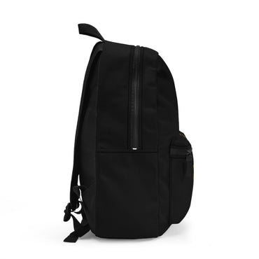 Virtual Glitch Black Backpack - Modern Gaming Rucksack, Trendy Student Bag, Stylish Travel Gear, Unisex Daypack, Perfect for