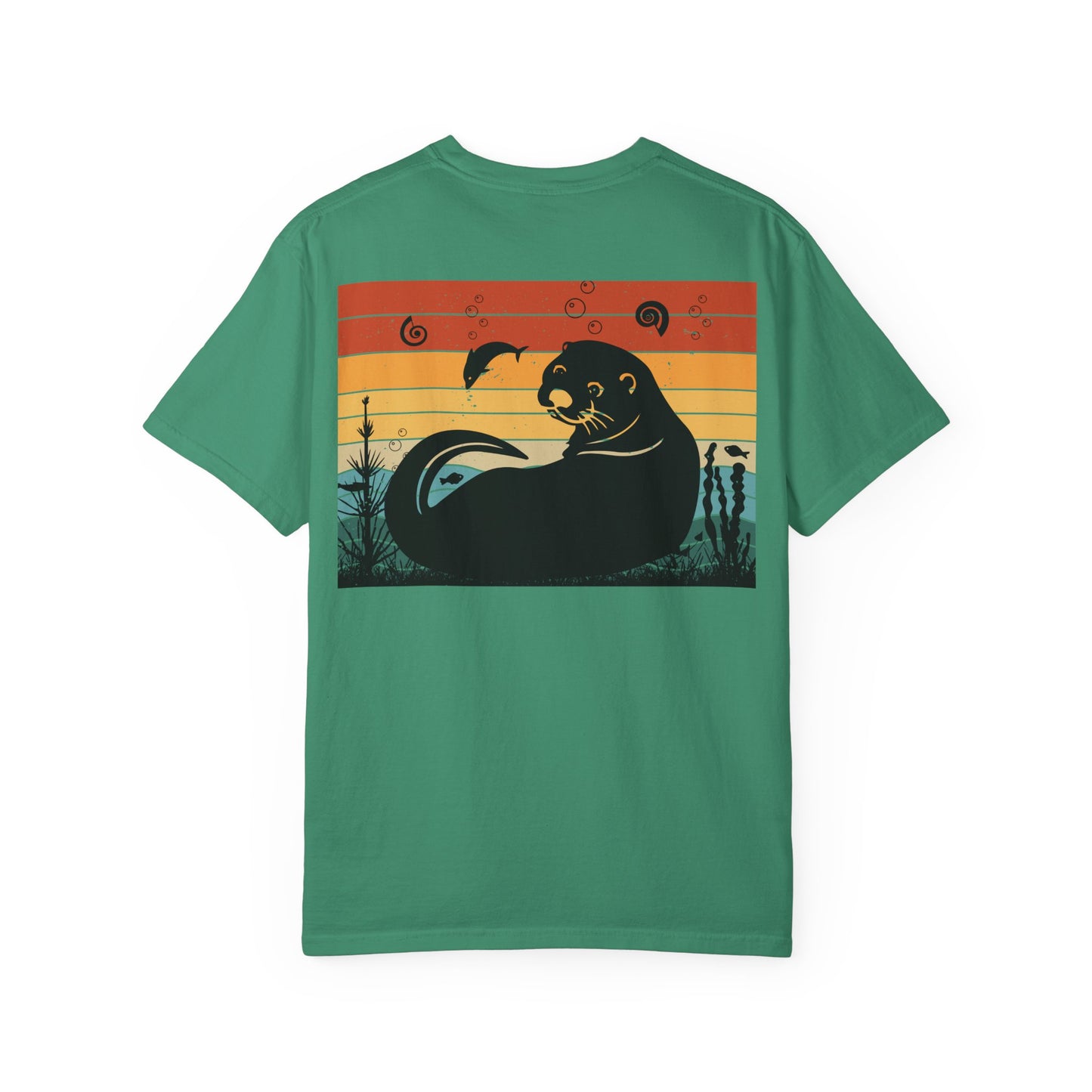 Retro Otter Graphic Unisex T-Shirt – Perfect for Animal Lovers