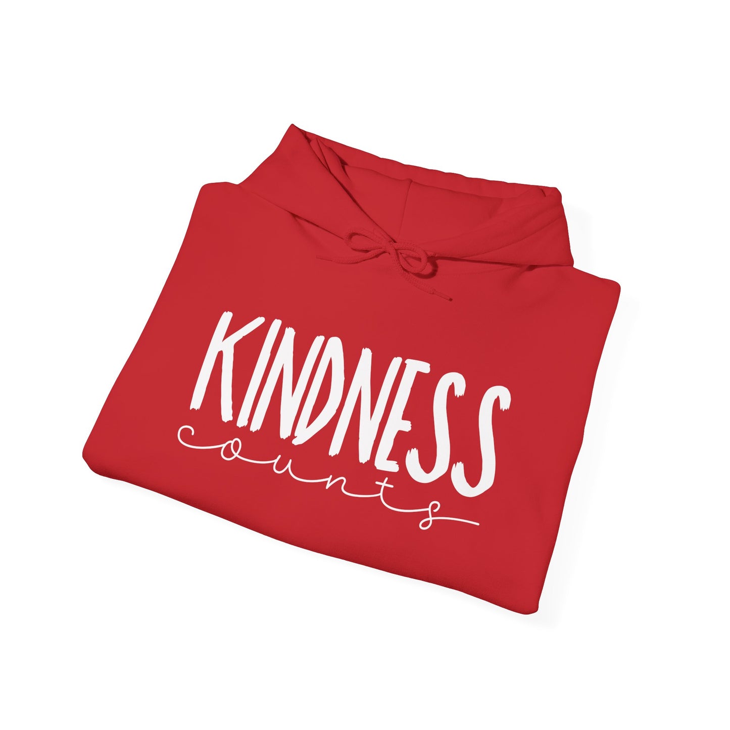 Motivational Hooded Sweatshirt - "Kindness" - Gifts for Fitness Enthusiasts, Cozy Casual Wear, Inspirational