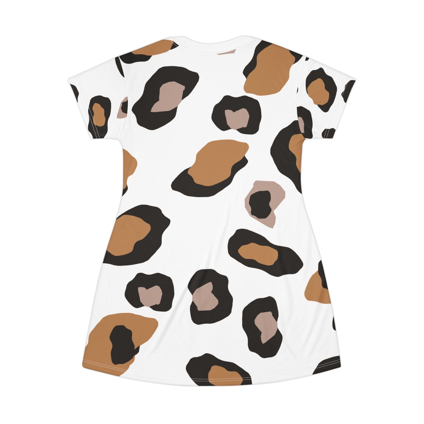 Leopard Print T-Shirt Dress | Casual Chic for Everyday Wear