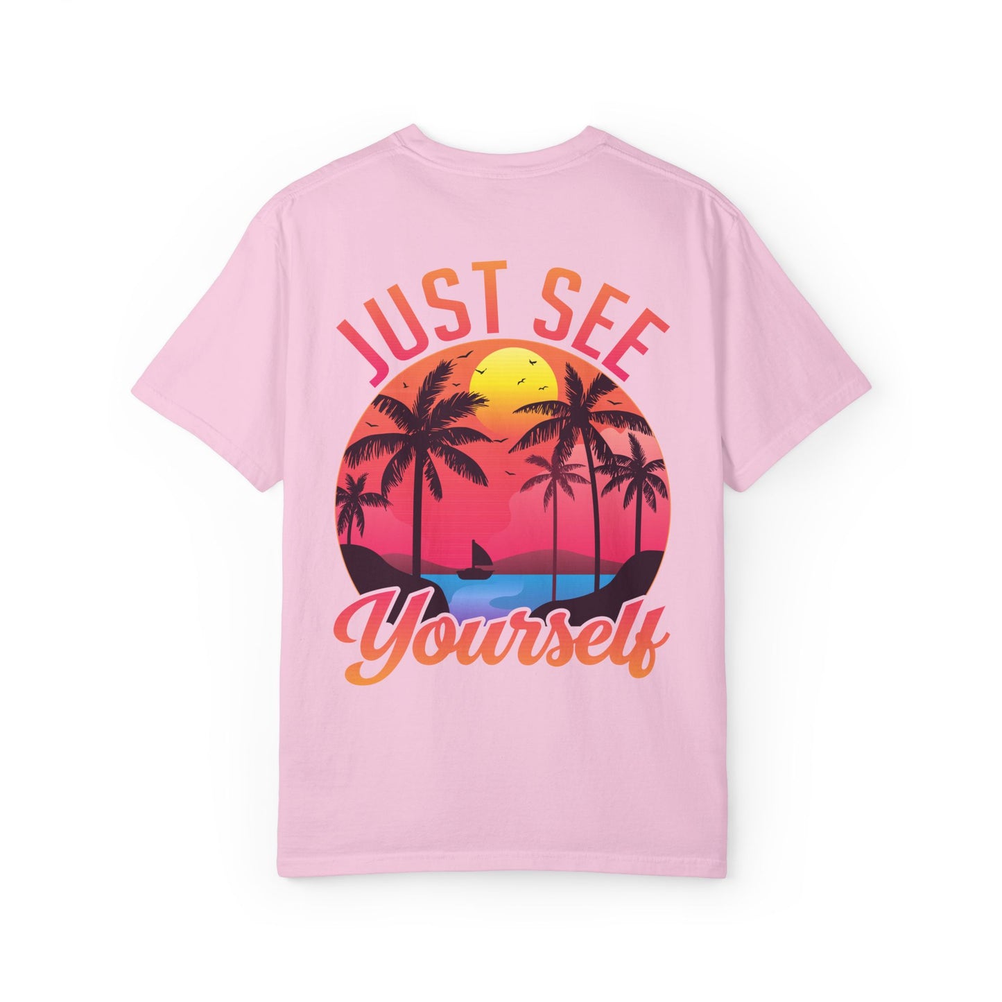 Tropical Vibes T-Shirt, Summer Casual Tee, Unisex Streetwear, Vacation Shirt, Beach Life Apparel, Gift for Travelers