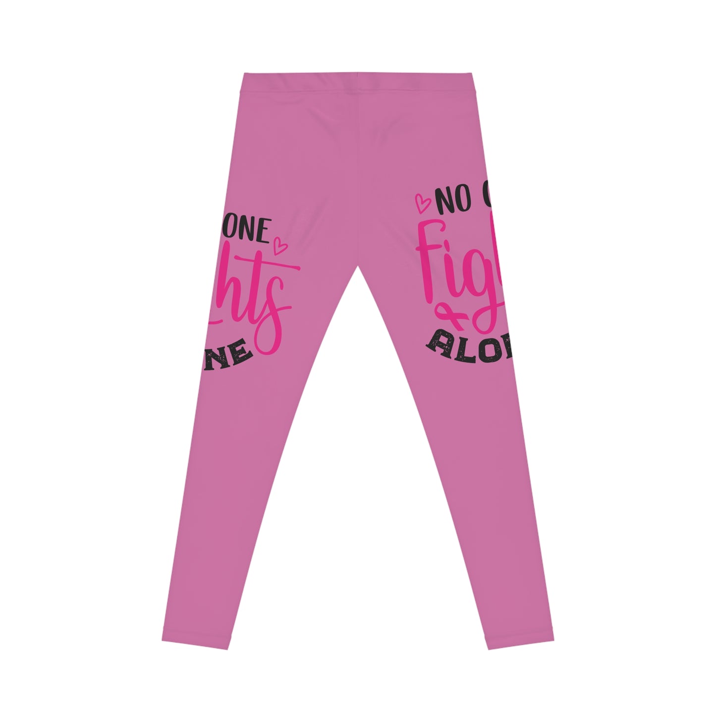 Women's Inspirational Leggings - Supportive Yoga Pants for Workout, Casual Wear, Breast Cancer Awareness, Fitness, Motivational Apparel