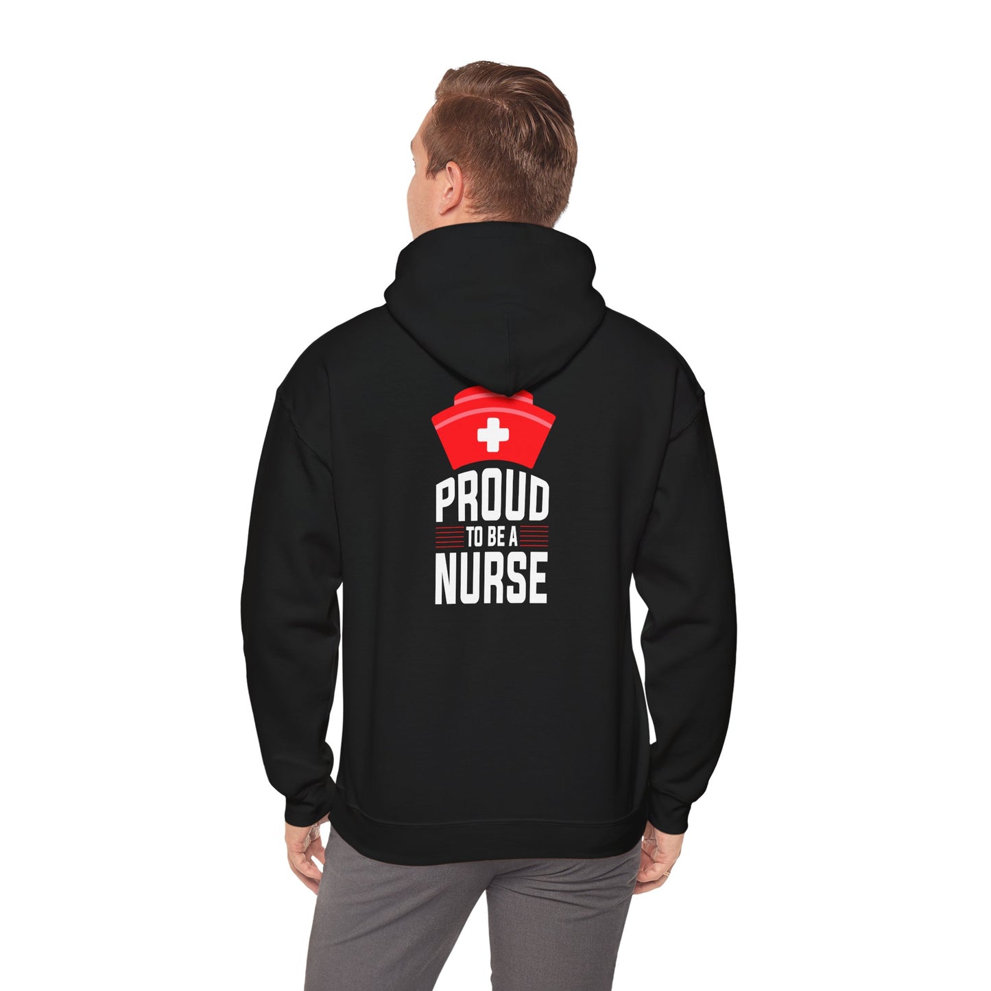 Nurse Life Hoodie - Unisex Heavy Blend™ Sweatshirt with Red Cross Design