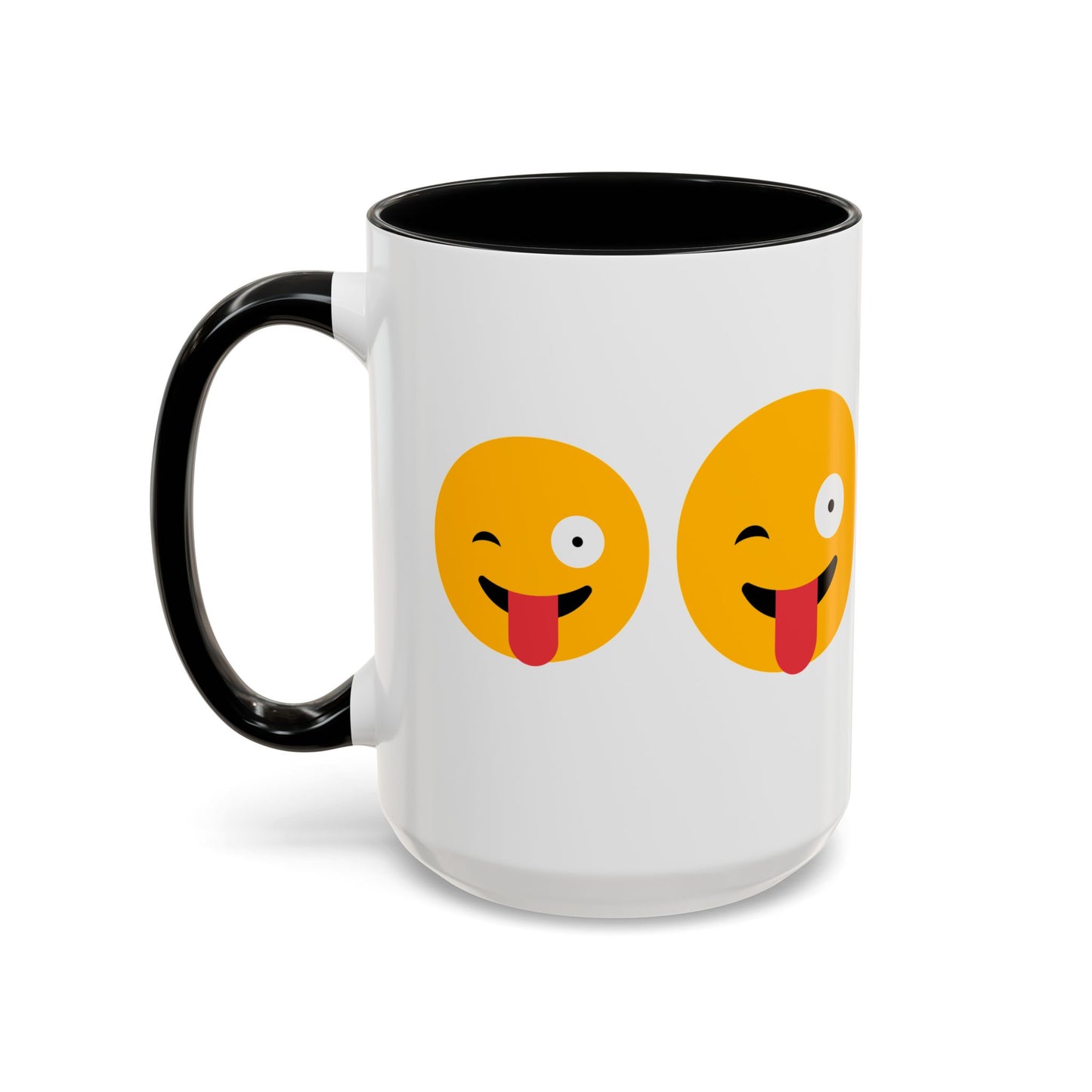 Playful Emoji Coffee Mug | Fun Yellow Faces 11oz & 15oz