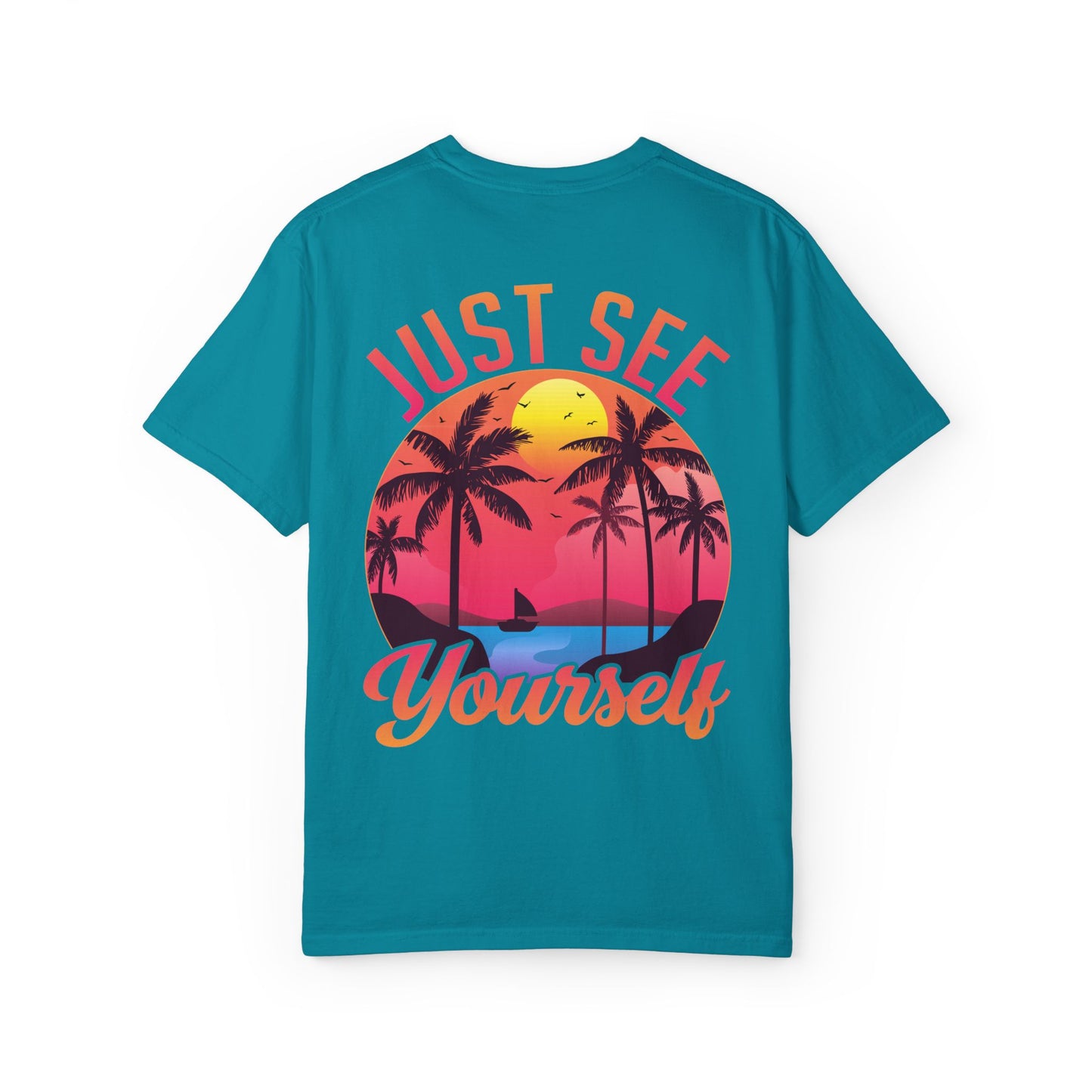 Tropical Vibes T-Shirt, Summer Casual Tee, Unisex Streetwear, Vacation Shirt, Beach Life Apparel, Gift for Travelers