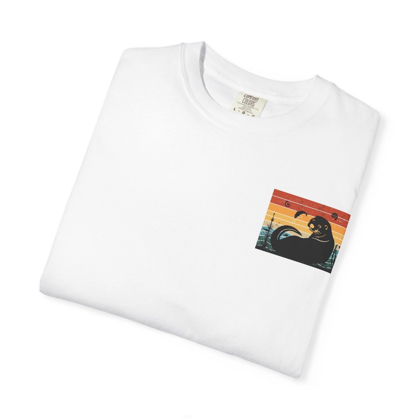 Retro Otter Graphic Unisex T-Shirt – Perfect for Animal Lovers