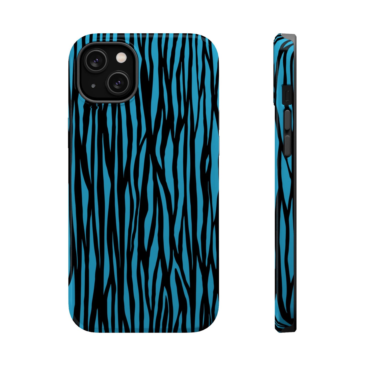 Zebra Print Magnetic Tough Case for iPhone - Durable & Stylish Phone Protection
