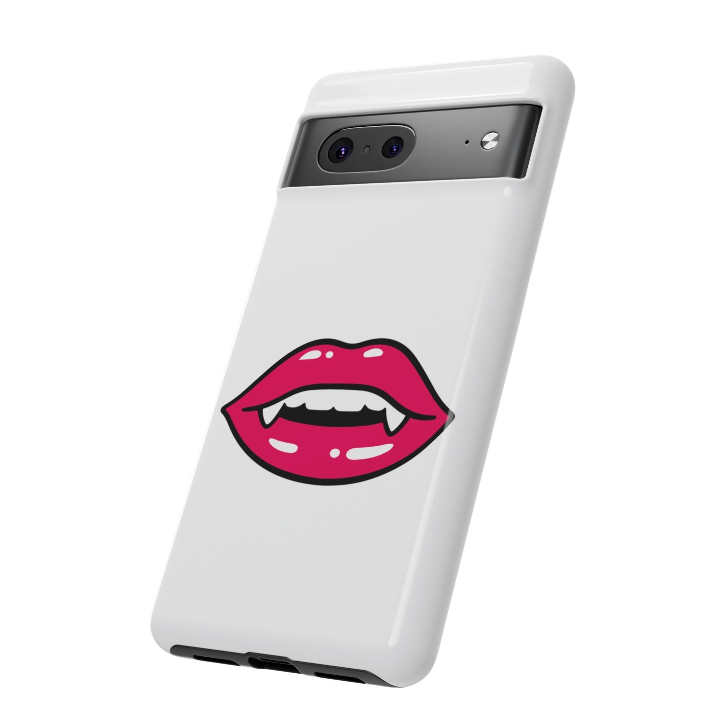 Vampire Mouth Phone Case - Tough Cases for Halloween, Gift for Spooky Lovers, Quirky Phone Accessories, Fun Tech Gear
