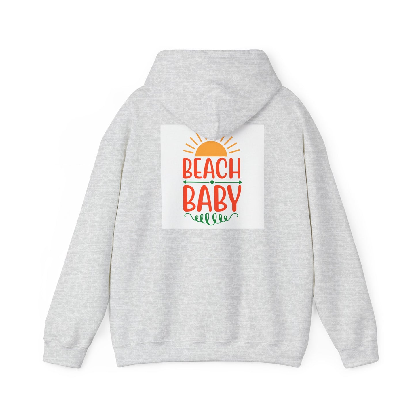 Beach Baby Hooded Sweatshirt | Summer Vibes, Beach Lover Gift, Unisex Casual Wear, Cozy Hoodie, Fun Beachwear