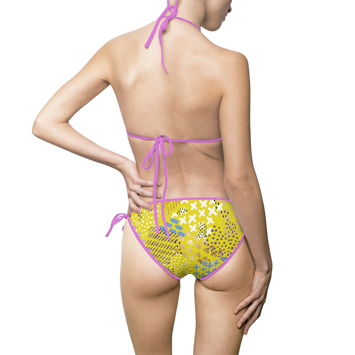 Embrace the vibrant energy of summer with the Vibrant Floral Women's Bikini Swimsuit—a perfect blend of style and comfort for beach days, pool parties, and tropical getaways.