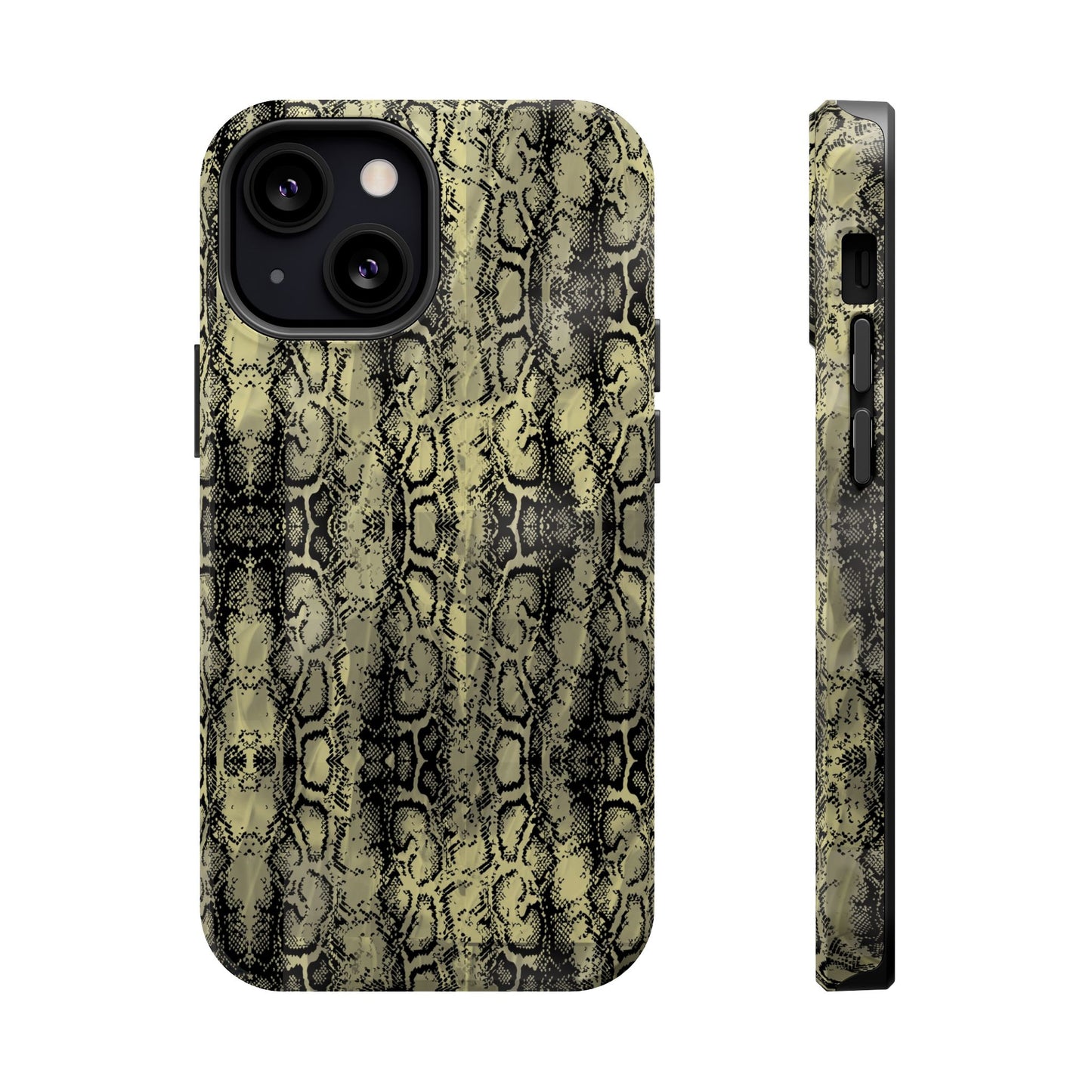 Stylish Snake Skin Magnetic Tough Case - Durable Protection for Your Phone