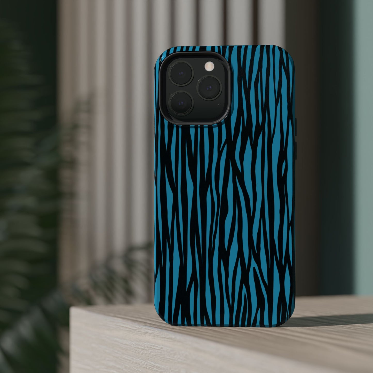 Zebra Print Magnetic Tough Case for iPhone - Durable & Stylish Phone Protection