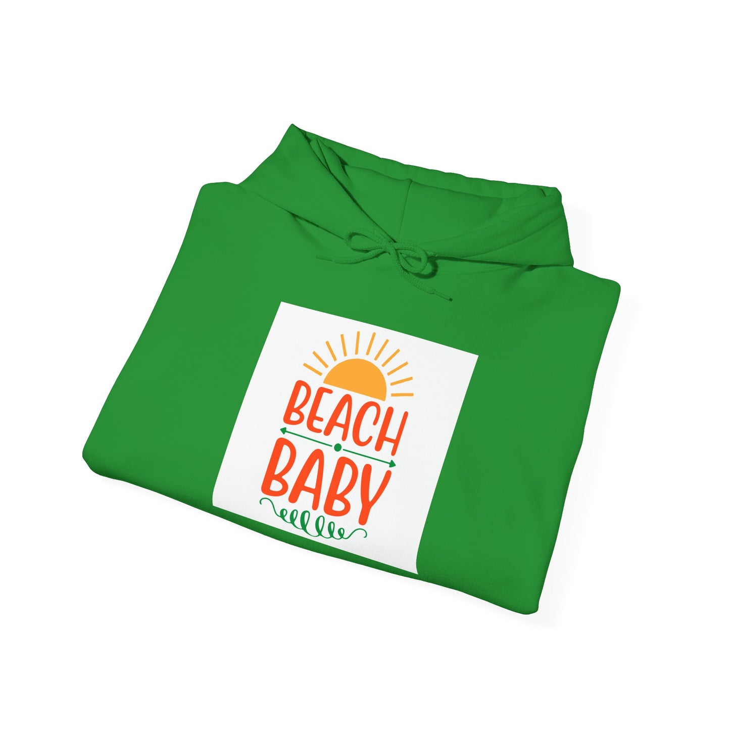 Beach Baby Hooded Sweatshirt | Summer Vibes, Beach Lover Gift, Unisex Casual Wear, Cozy Hoodie, Fun Beachwear