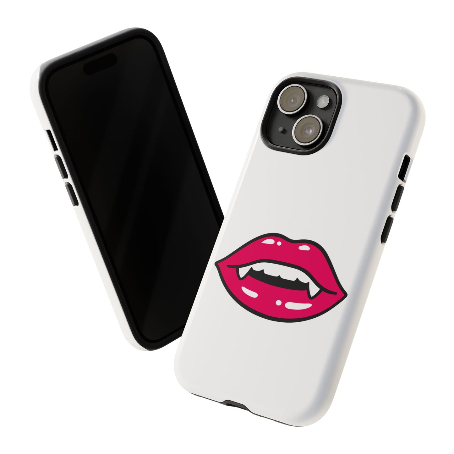 Vampire Mouth Phone Case - Tough Cases for Halloween, Gift for Spooky Lovers, Quirky Phone Accessories, Fun Tech Gear